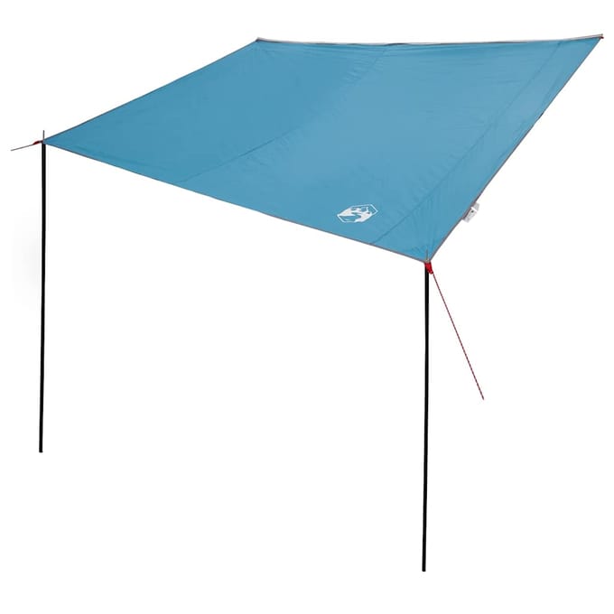 vidaXL Caravanluifel 240 x 350 cm Waterdicht Blauw taft