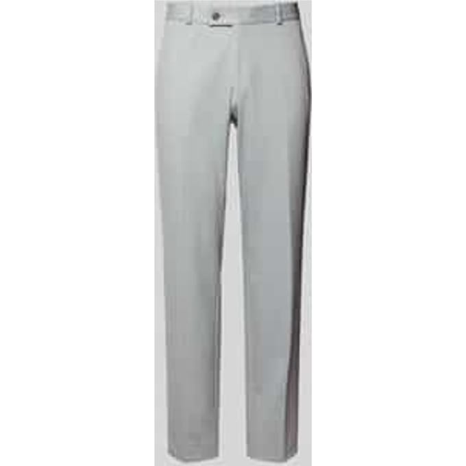 slim fit stoffen broek met viscose model 'Paco'