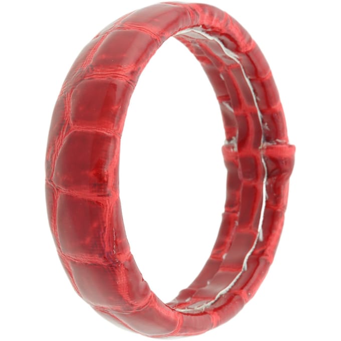 Behave – Armband – Rood – Crocoprint – Glossy Finish – Eyecatcher Accessoire