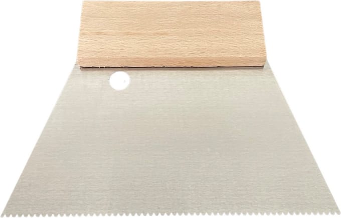 Lijmkam 18 cm breed A2 (fijn) tbv PVC