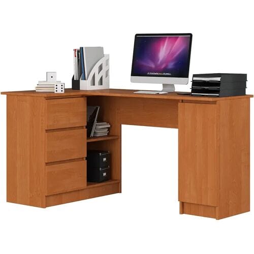 Akord Hoekbureau Links B20 / Computerbureau / Computer Tafel / Bureautafel Links / Els / 155 x 77 x 85 cm