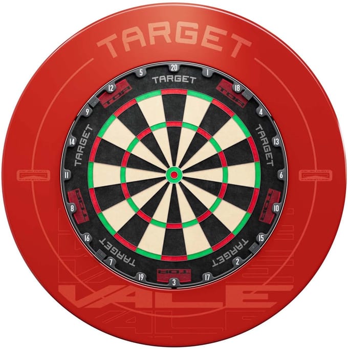 Target TOR Dartbord + Target Vale Surround - Dartset