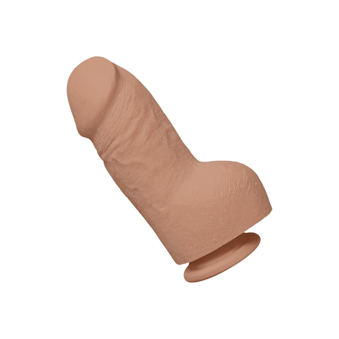 Doc Johnson Fat D - Realistische ULTRASKYN Dildo met Ballen - 20 cm flesh