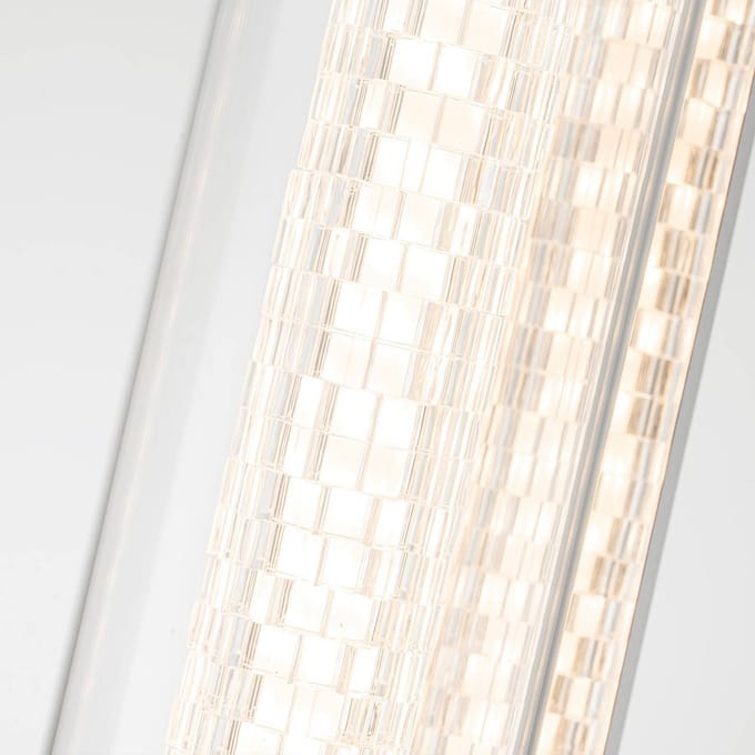 Quintiesse LED wandlamp ESPADA, gepolijst chroom Breedte 70 cm Metaal IP44