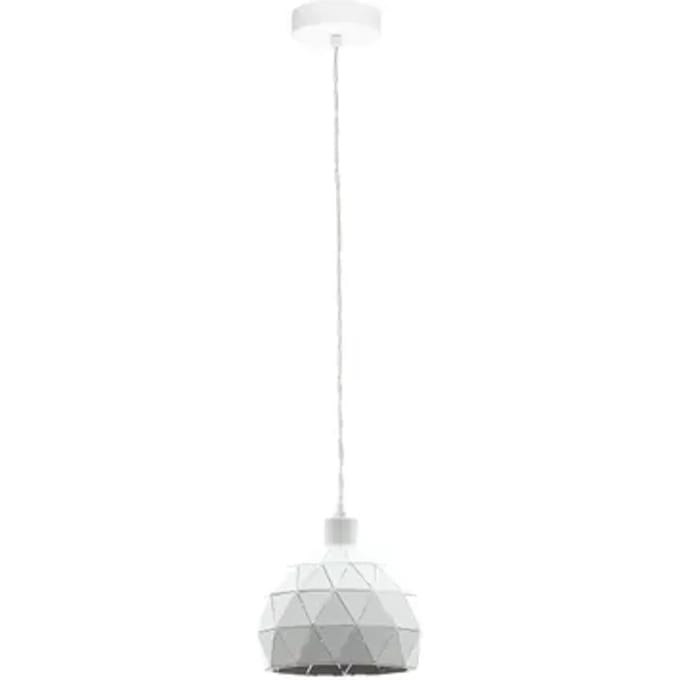 Eglo Hanglamp Roccaforte Wit ⌀17cm E14