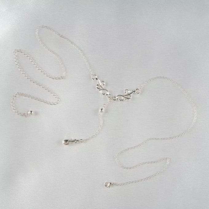 Sylvie Monthulé | Zilveren Bodychain Sieraad | Emotion Drop Maat M