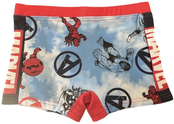 Marvel Avengers Zwembroek Rood Maat 140