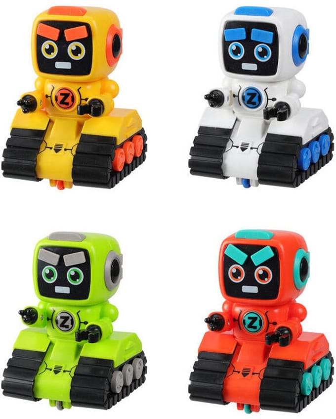 Frictie Robot Auto Kleur, 12cm