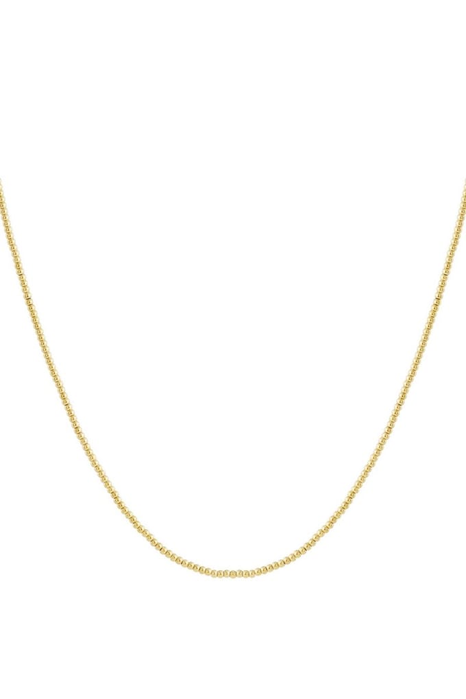 Bijoutheek Collier Ballen 2,5mm Goud