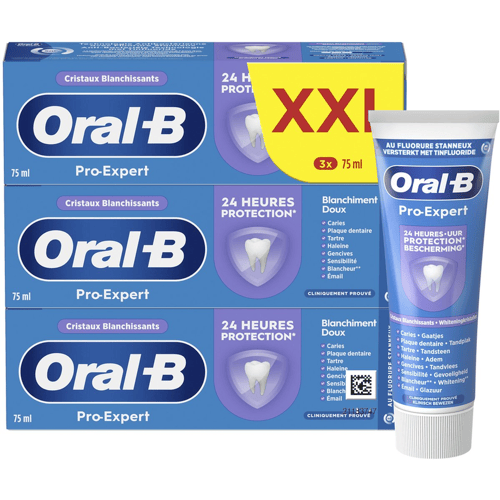 Oral-B Pro-Expert zachte whitening tandpasta - 3 x 75 ml