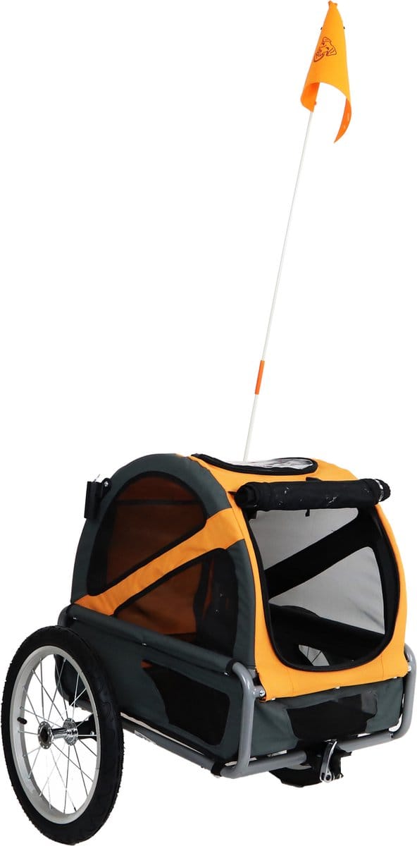 Doggyride Fietskar Mini 20 Oranje/Grijs Cabin Only
