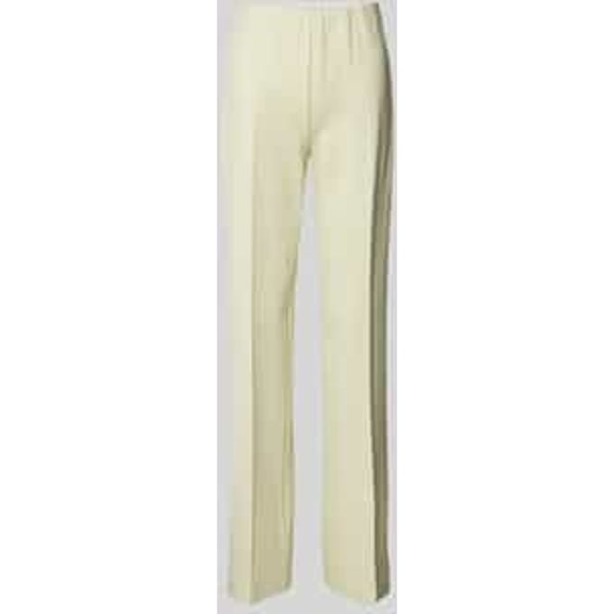 Regular fit stoffen broek met persplooien, model 'ALIVE'