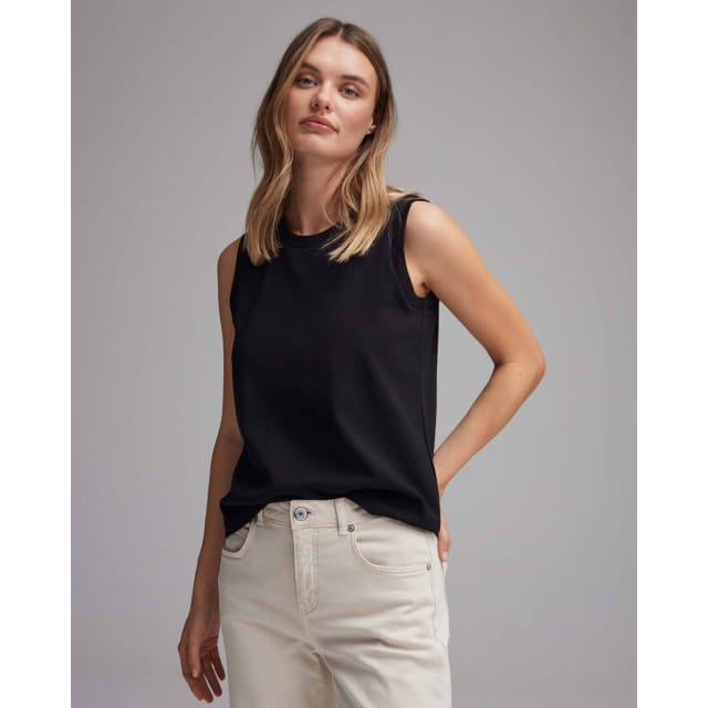 Tanktop met ronde hals model 'Ilayda'