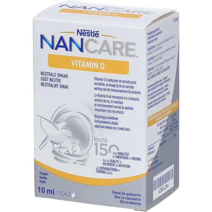 Nestlé® NANCARE® Vitamine D 10 Orale druppels
