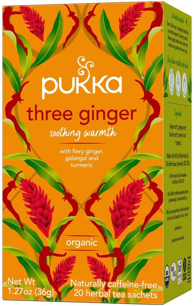 Pukka Three Ginger Thee - 4 x 20 zakjes