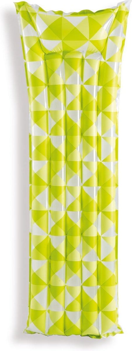 Intex Luchtbed Mozaïek - Groen - 183x69 centimeter