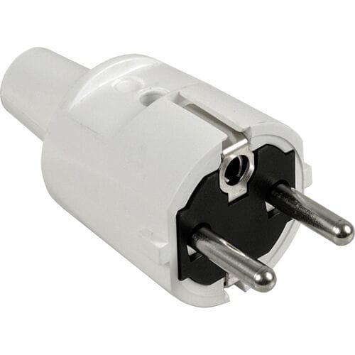 Toolstation Stekker RA PVC Wit