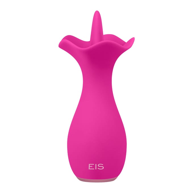 Schattige oplegvibrator in bloemdesign, 11,7 cm