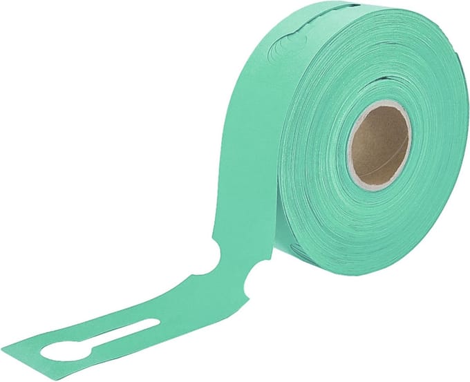 CombiCraft Sleufetiketten 260 x 50 mm Groen - 500 stuks