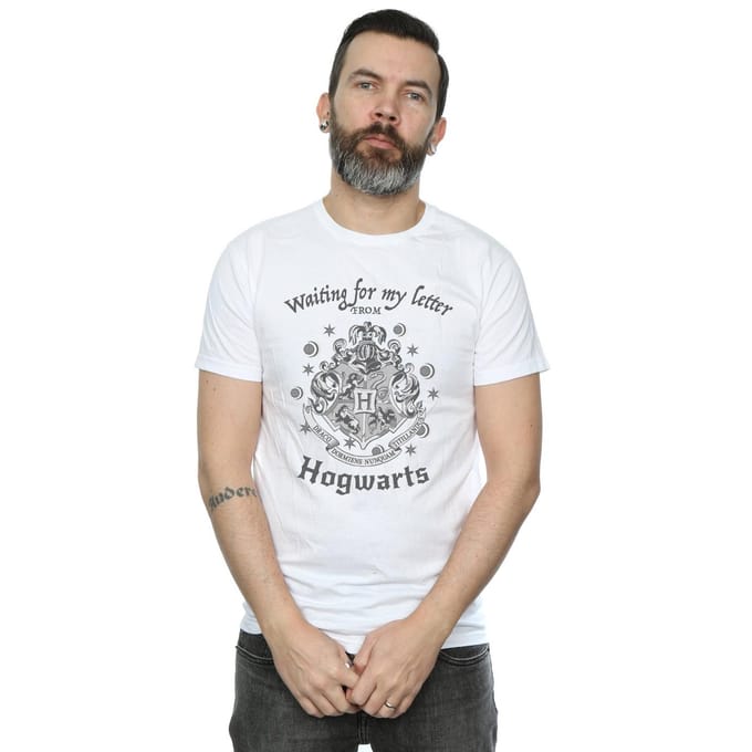 Harry Potter Heren Hogwarts Wachten Op Mijn Brief T-Shirt (Wit)