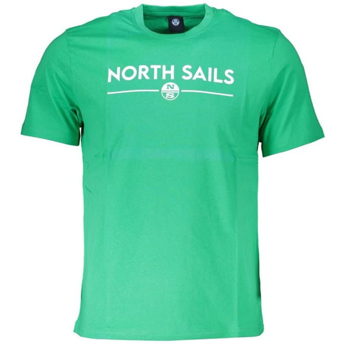 North Sails Verde Katoenen T-shirt voor Mannen