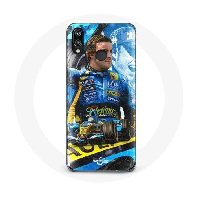 Case voor Huawei P20 Lite Formule 1 Fernando Alonso F1 wereldkampioen