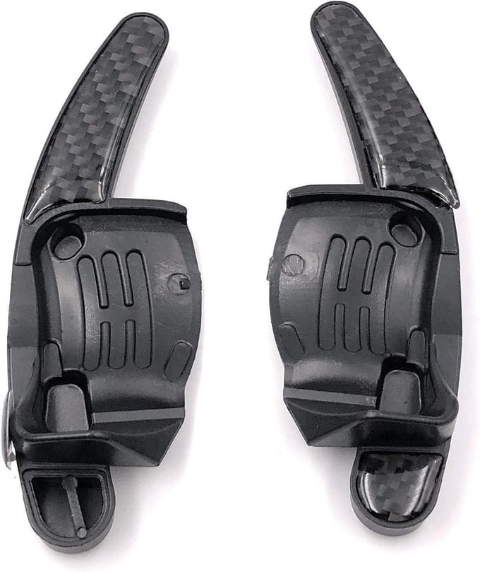 Onlineworld2013 schakelpeddels Shift Paddle voor Golf 5 Golf 6 (ook gti) Amarok Beetle Eos Sharen T5 Scirocco 08 carbonlook