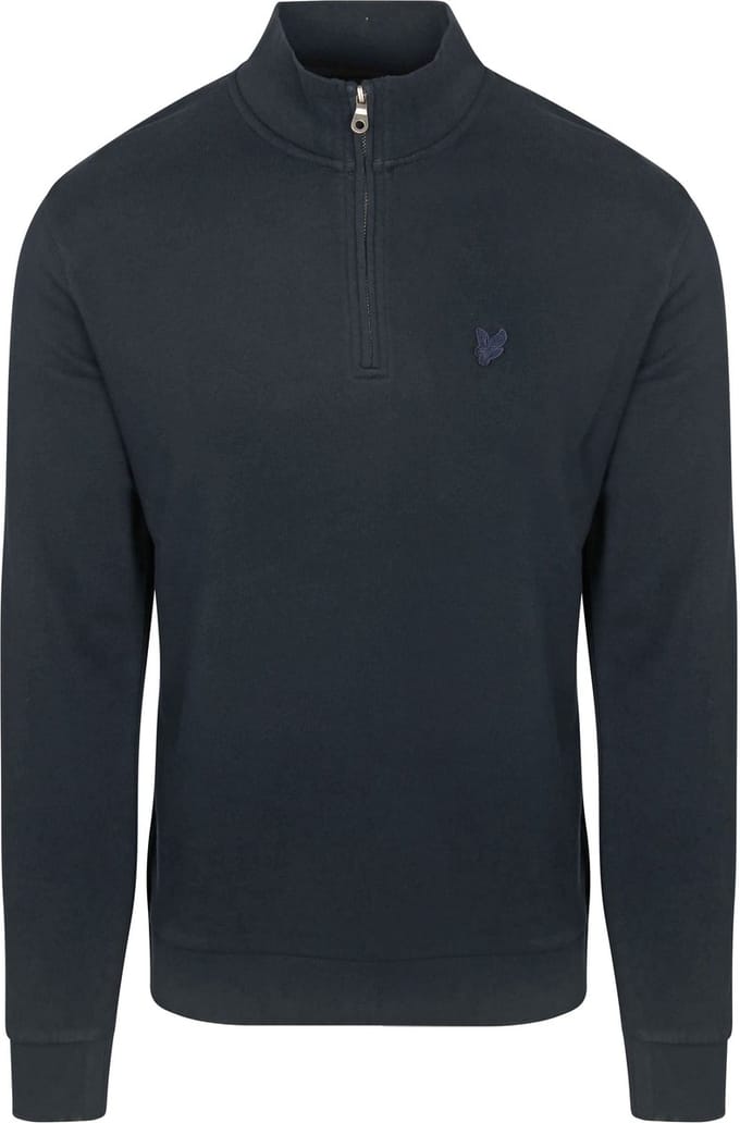 Lyle & Scott Half Zip Pullover Tonal Navy - Maat XXL - Heren - Quarter zip