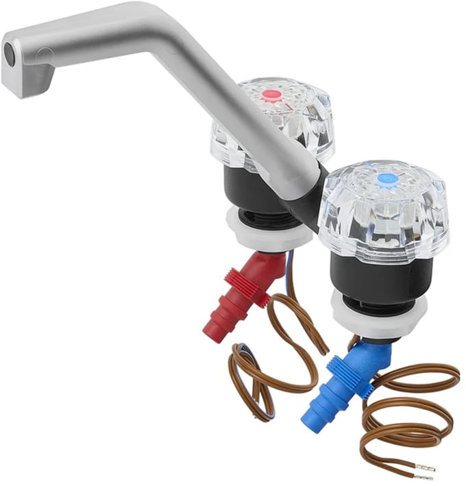 ProPlus Mengkraan De Luxe Ø20 mm – Zwart/Chroom, Draaibare Uitloop