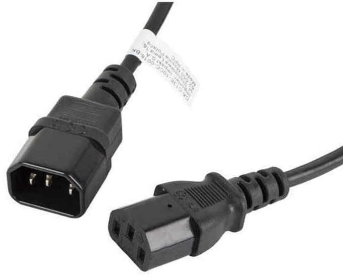 Lanberg - power extension cable - power IEC 60320 C13 to IEC 60320 C14 - 1.8 m