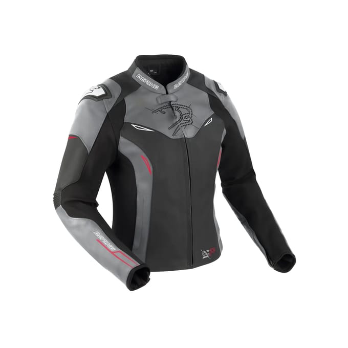 Leren motorjack voor vrouwen Bering Snap