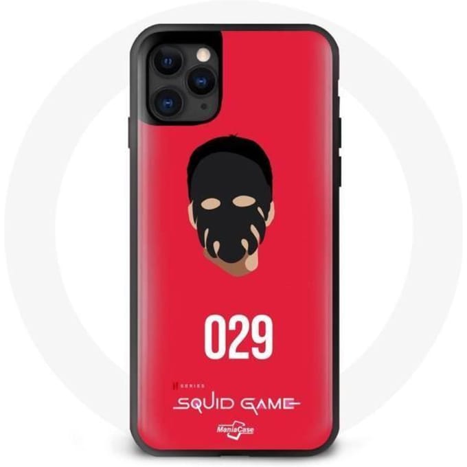 Coque maniacase pour Iphone 13 mini Squid Game Hwang Jun Ho noir