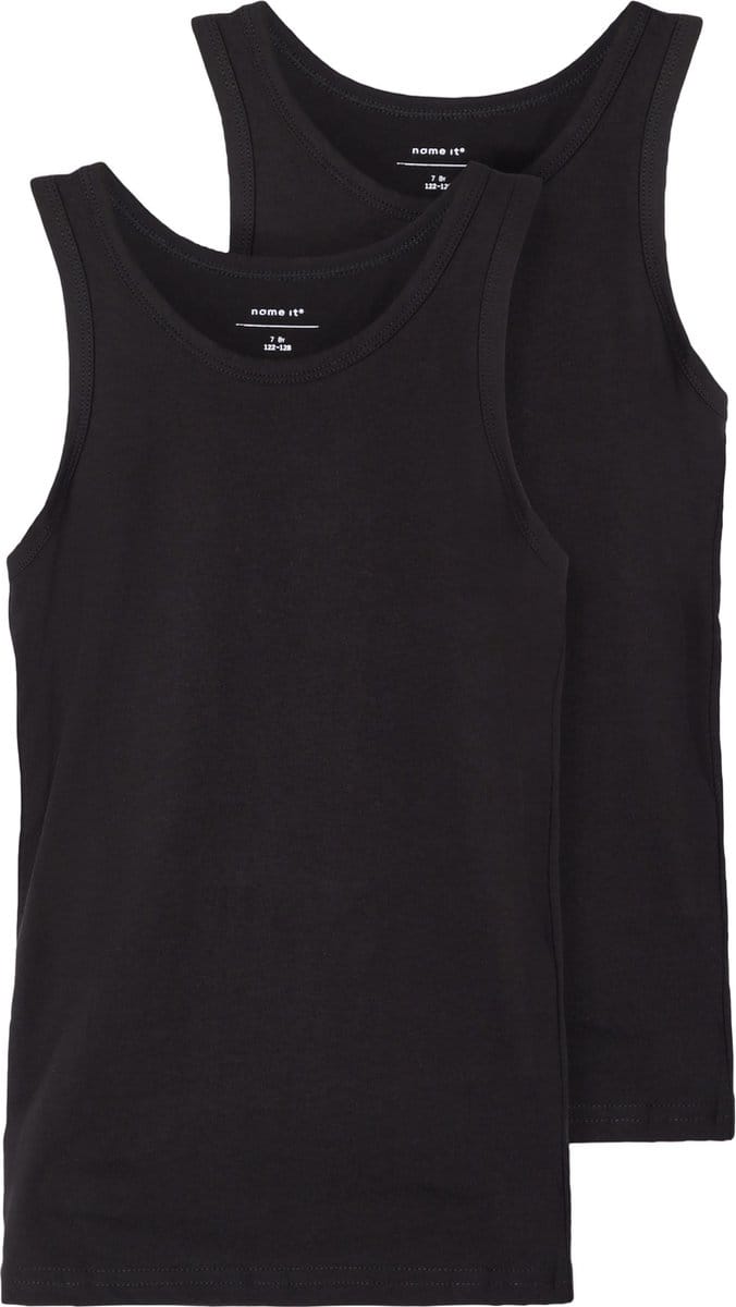NAME IT NKMTANK TOP 2P NOOS Jongens Onderhemd - Maat 110