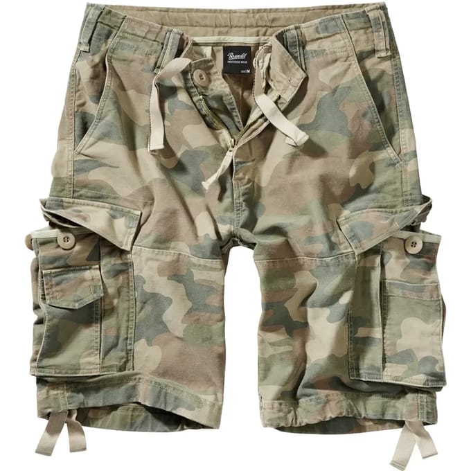 Urban Classics Cargo Korte broek -M- Vintage Cargo Groen/Bruin