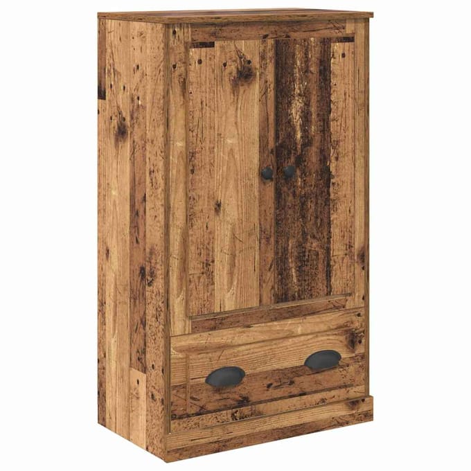 vidaXL Highboard Oud Hout 60 x 35,5 x 103,5 cm Bewerkt hout
