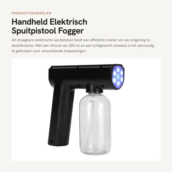 Dailygoods - Handheld Elektrisch Spuitpistool Fogger