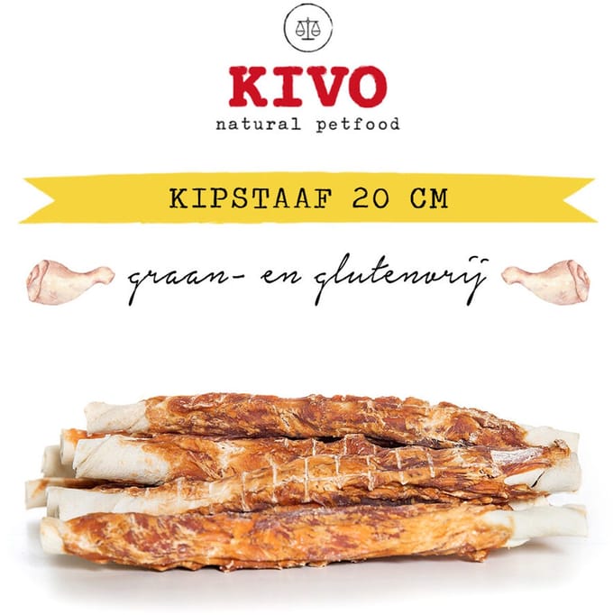 Kivo Kipstaaf - 2 x 13 cm