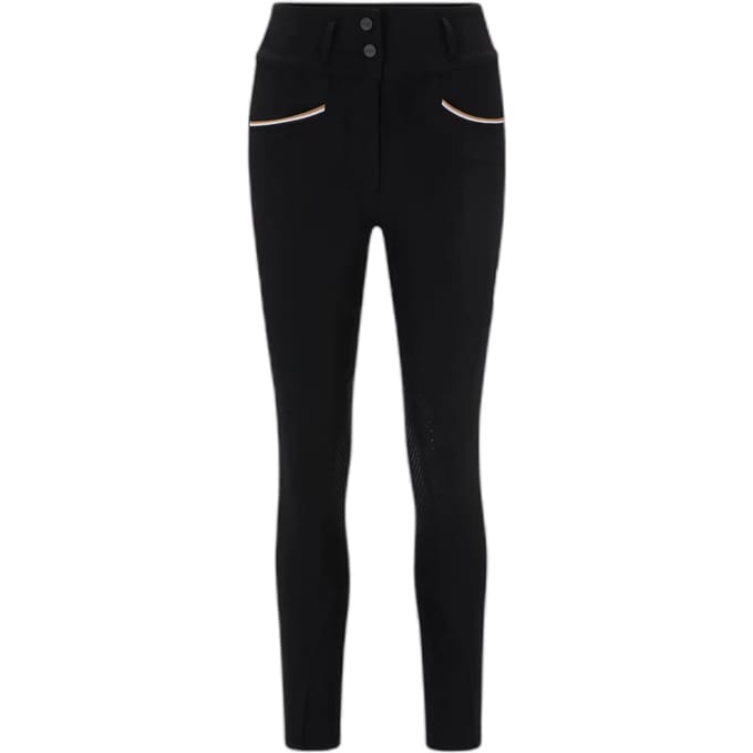 Boss Equestrian Rijbroek Dames Hoge Taille Knie Grip Hannah Core M Zwart