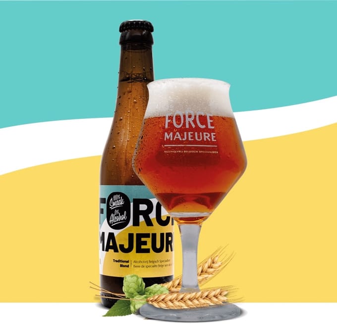 Force Majeure - Blond - Alcoholarm bier - 24x33cl