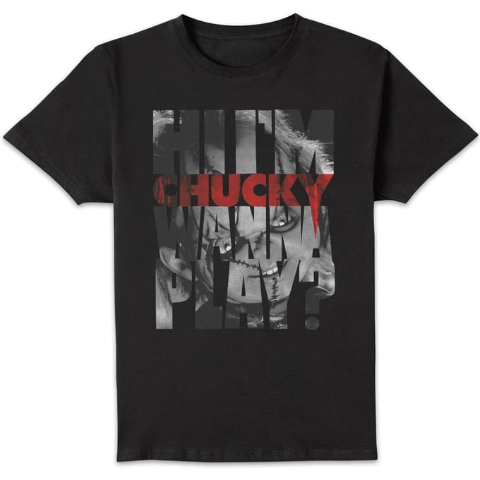Chucky Typographic T-shirt - Zwart - M