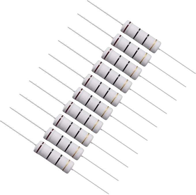 Metaaloxide Weerstanden - Elektronica Componenten - DIY Projecten - 5% Tolerantie - 5 Watt - Kleurcode