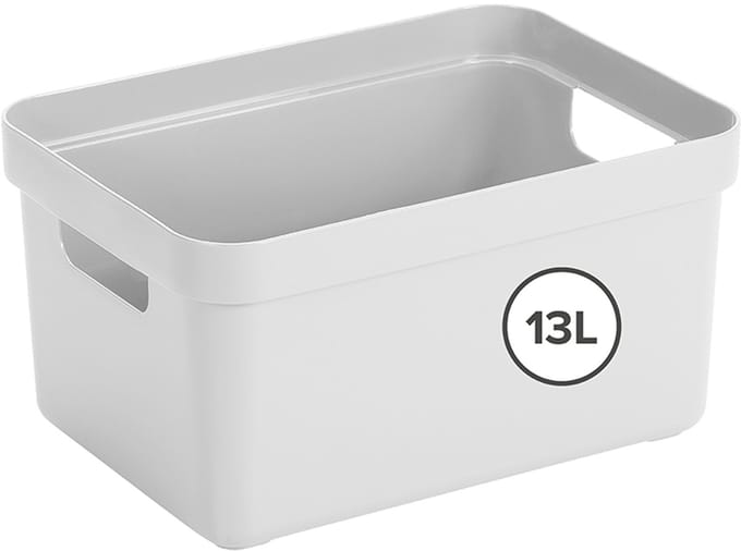 Sunware Sigma Home opbergbox 13L - 35x24.6x18.3 cm - Wit