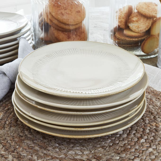 LOBERON Bord set van 6 Périers beige