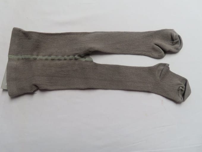 Maillot - Kousenbroek - Collant - Donker Beige - Effen - 62 / 68