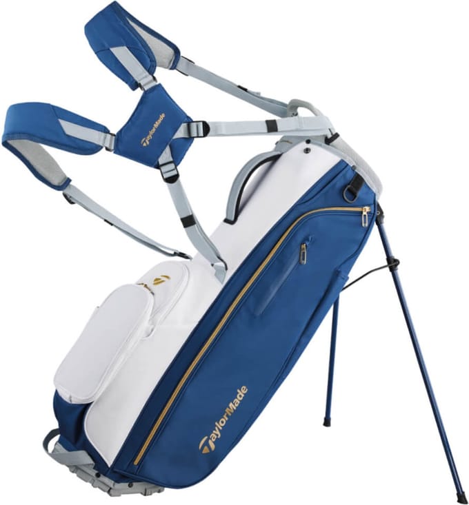 TaylorMade Kalea Gold Standbag - Blauw Wit