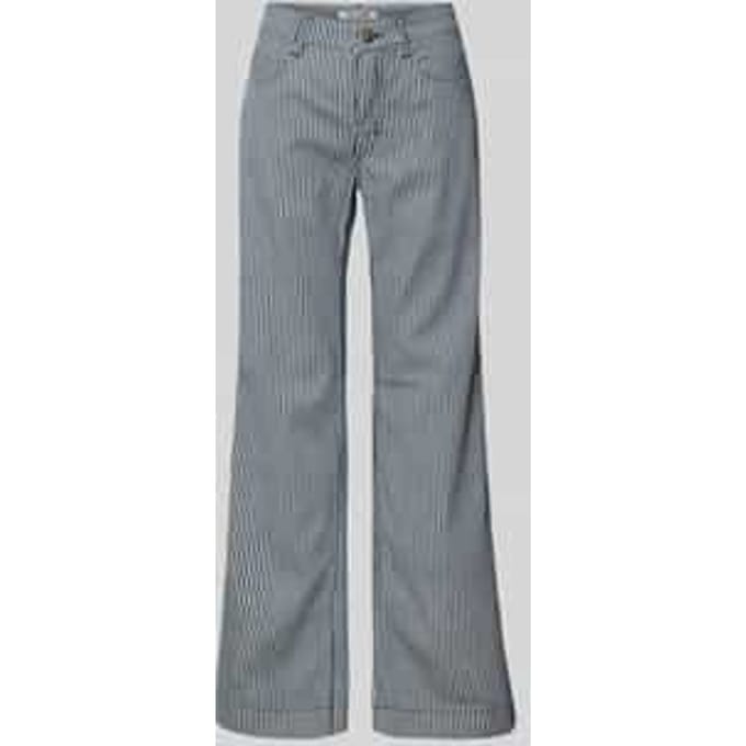 wide leg broek in all-over look