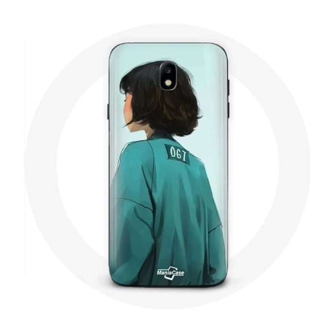 Case voor Samsung Galaxy j7 2017 Squid Game Kang Sae Byeok Nummer 067 kunst