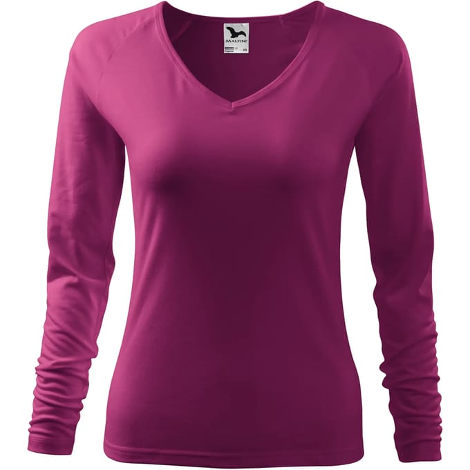 Dames-T-shirt met lange mouwen Malfini Elegance 127