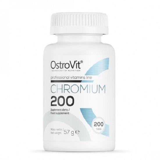 Mineralen - OstroVit Chroom 200 mg 200 tabletten - 200 Tabletten
