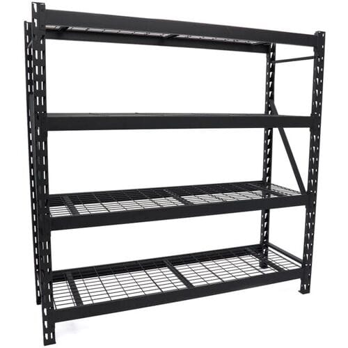 Professionele Stalen Garagestelling met 4 x 200 KG. Stalen Plateaus